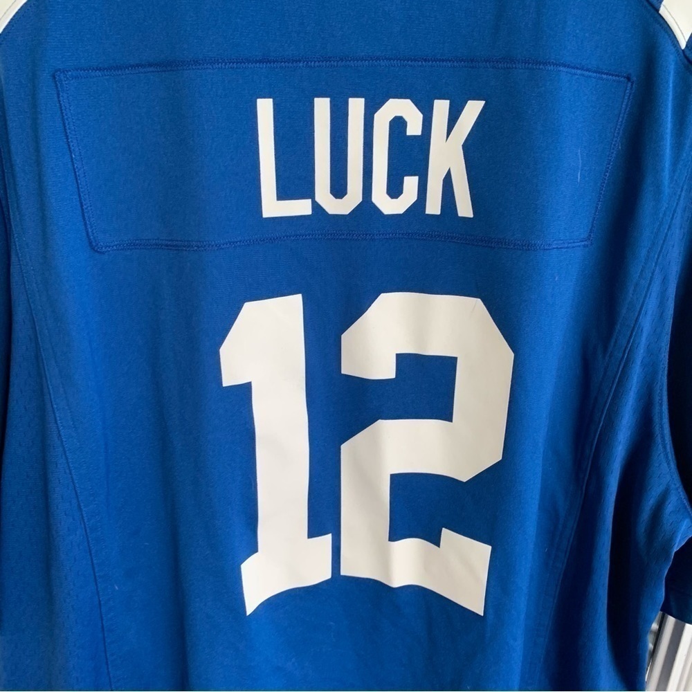 Nike Andrew Luck #12 Indianapolis Colts NFL Football Jersey On Field Size XXL - Picture 3 of 9